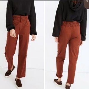 Madewell Paperbag High-Waist Pants – Size 12